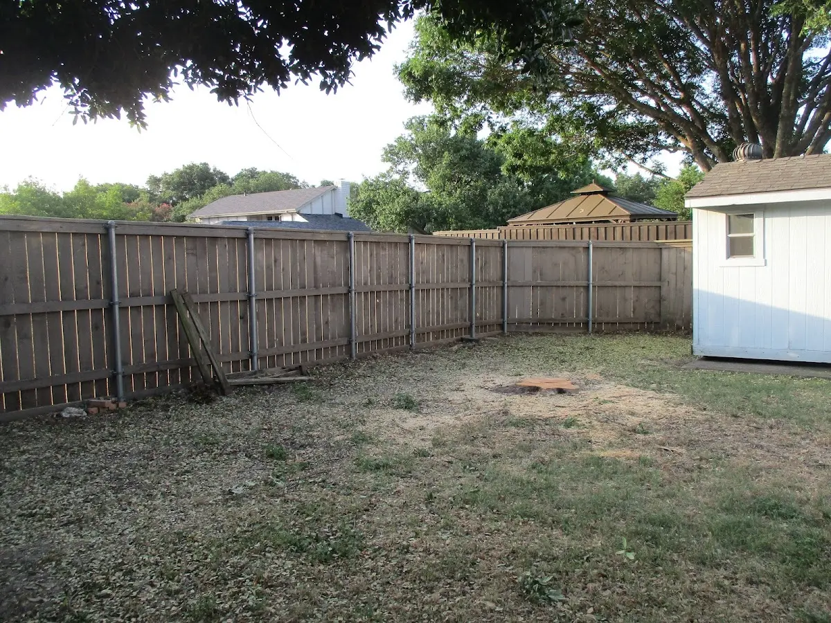 Cleared yard after professional tree removal in Lyon Station